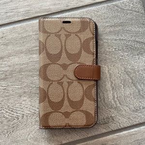 Coach IPhone XS Folio Case